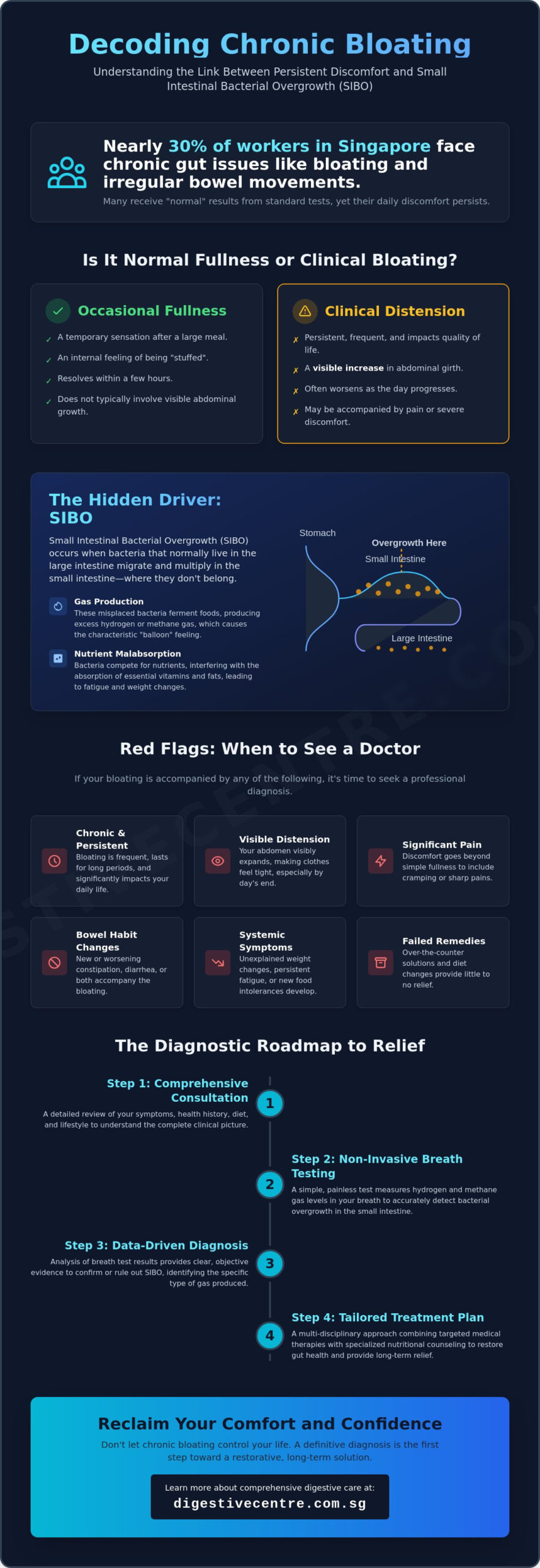 When to See a Doctor for Bloating in Singapore: A Guide to SIBO and Digestive Health
